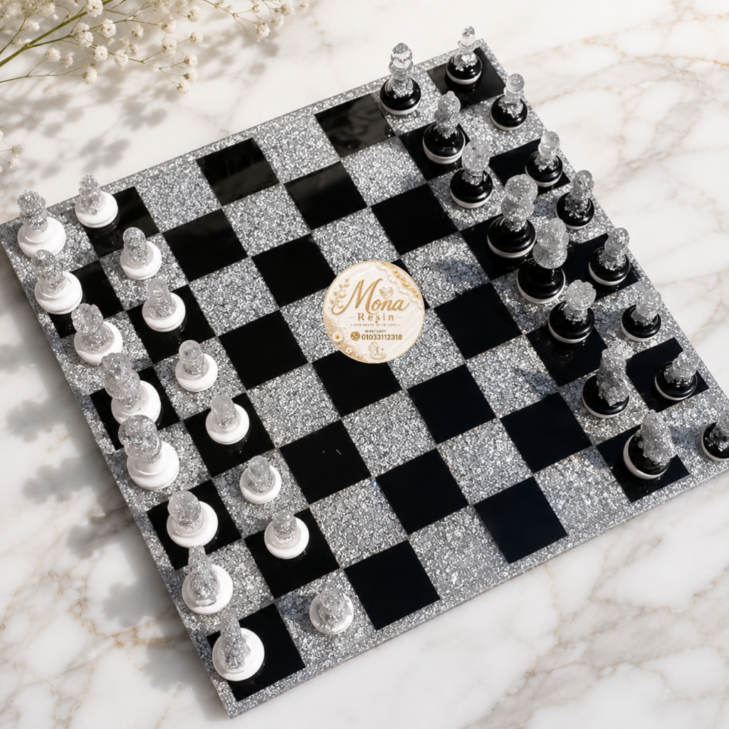 🔥 "مش هتصدقوا إن الشطرنج ده معمول من الريزن! 😍♟️ من أول قطعة لآخر تفصيلة… كل حاجة معمولة بإيد وبحب ❤️ استنوا للنهاية وشوفوا التحفة اللي هتخطف عينكم!" ✨